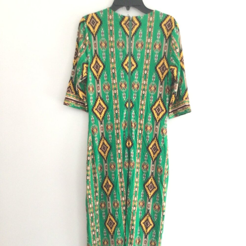 NWT ALICE + OLIVIA Delora Mystic Ikat Sheath Dress Size 8 - Picture 5 of 6